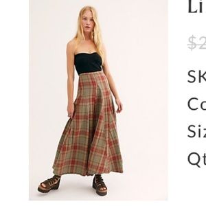 FREE PEOPLE CP SHADES MAXI SKIRT